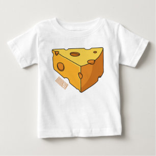 Cheese cartoon illustration  baby T-Shirt