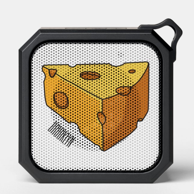 Cheese cartoon illustration bluetooth speaker (Front)