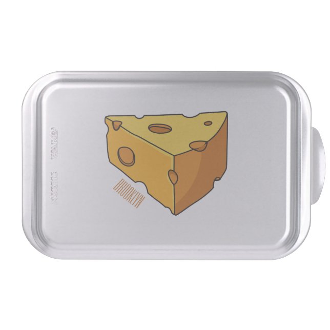 Cheese cartoon illustration cake pan (Front)