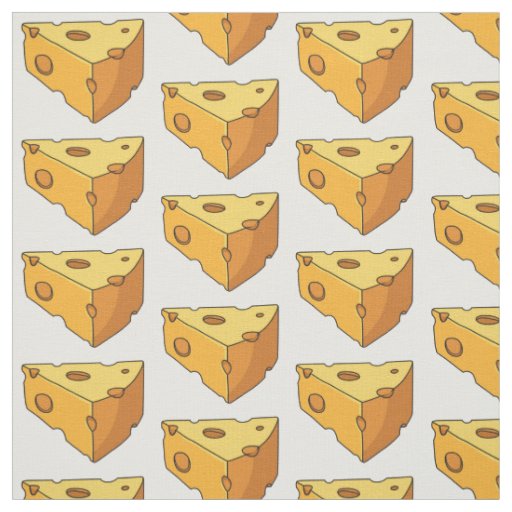 Cheese cartoon illustration fabric