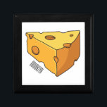 Cheese cartoon illustration gift box<br><div class="desc">Cheese cartoon illustration</div>