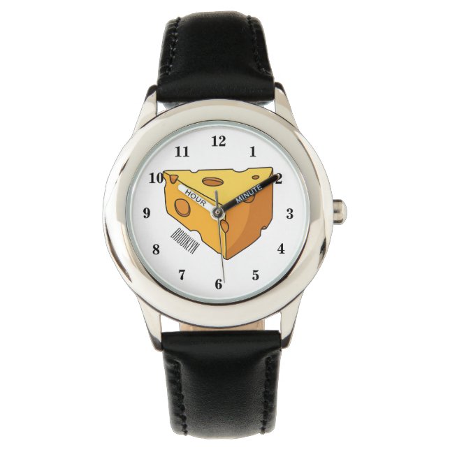 Cheese cartoon illustration watch (Front)