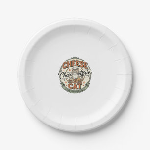 Cheese Charcuterie Cat Cheese Charcuterie Cat Vint Paper Plates