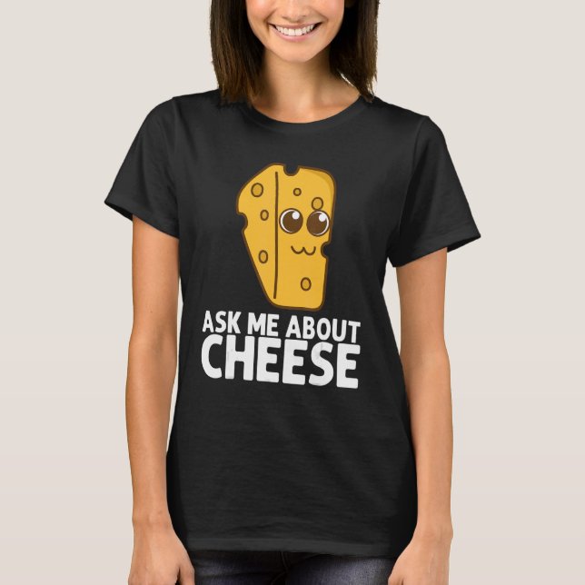 Cheese Cheddar Dairy Product  Men Women T-Shirt (Front)