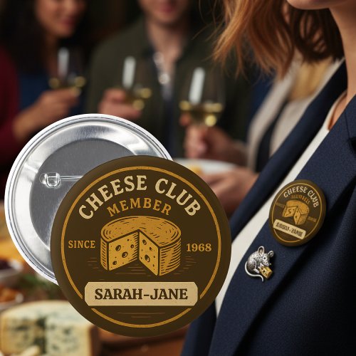 cheese pin button