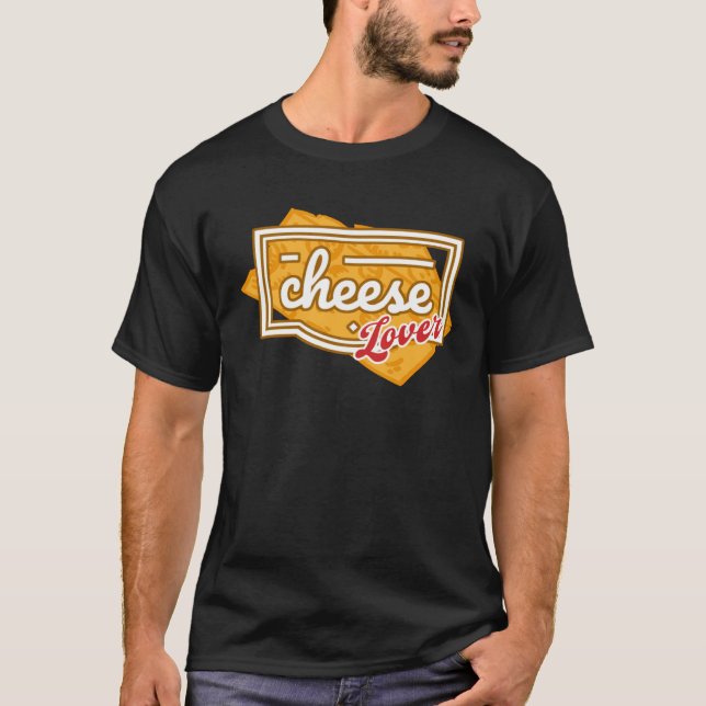 Cheese Day Celebration Cheeze  Love T-Shirt (Front)