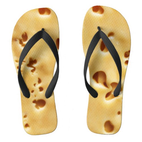 cheese flip flops