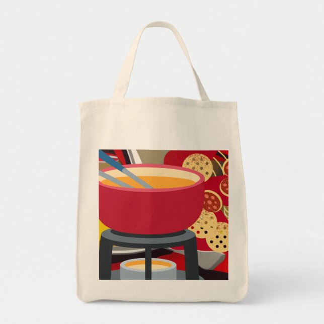 Cheese Fondue Tote Bag (Front)