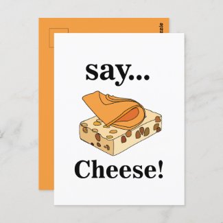 Cheese Food Funny Postcard