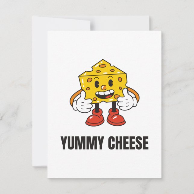 Cheese Food Kawaii Face (Front)