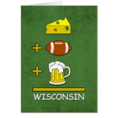 Cheese Football Beer Wisconsin (Front)