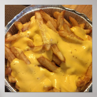 Cheese Fries Photo Poster