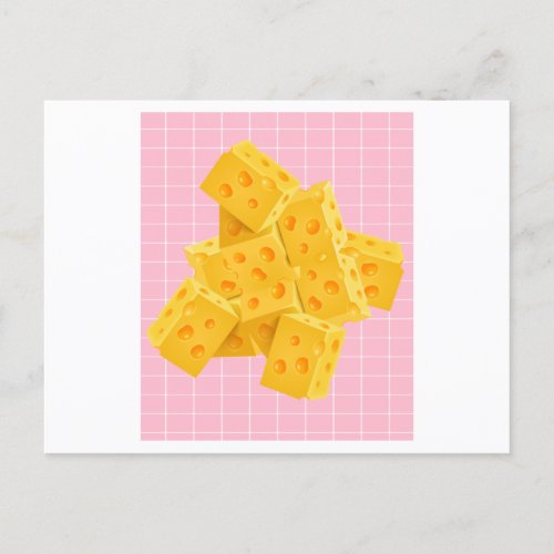 Cheese Full Of Holes In Every Way Postcard