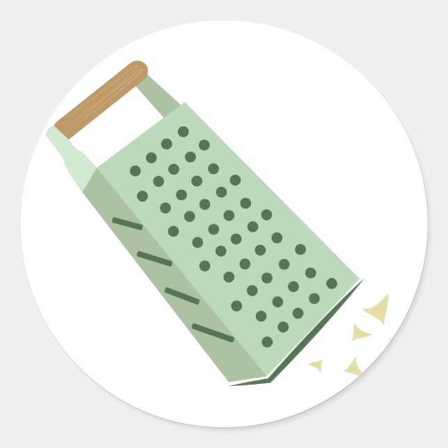 Cheese Grater Classic Round Sticker (Front)