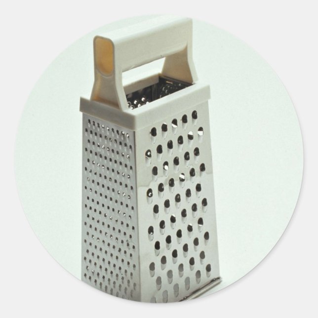 Cheese grater for Kitchen Classic Round Sticker (Front)
