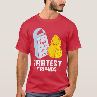 Cheese Grater Gratest Greatest Friends retro T-Shirt