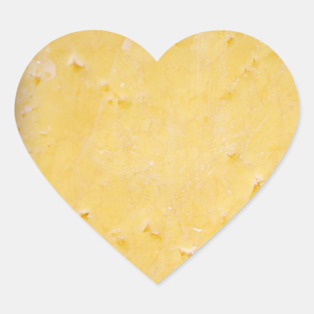 Cheese Heart Sticker (Front)