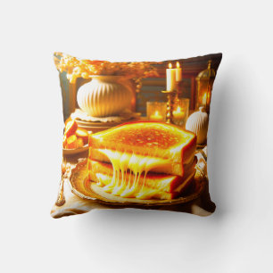 Cheese Heaven: The Ultimate Comfort Food Throw Pillow
