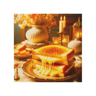 Cheese Heaven: The Ultimate Comfort Food Wood Wall Art