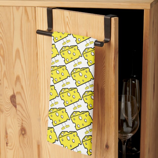 Cheese Kitchen Hand Towel (Thirds Fold)