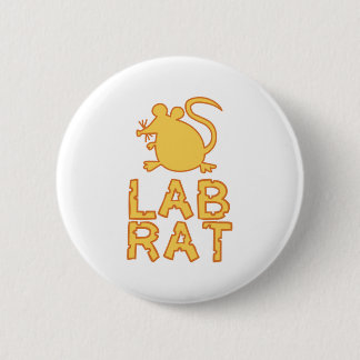 Cheese Lab Rat Button