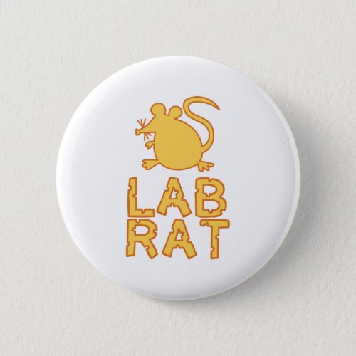 Cheese Lab Rat Button