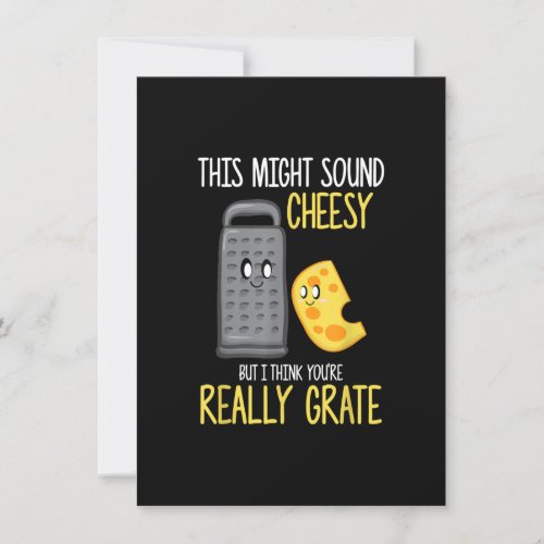 Cheese Lover Cute Food Pun Cheesy Party Costume Invitation