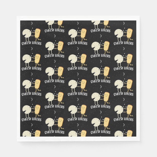 Cheese Lovers And Connoisseur  Napkins (Front)