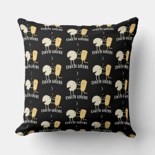 Cheese Lovers And Connoisseur Throw Pillow