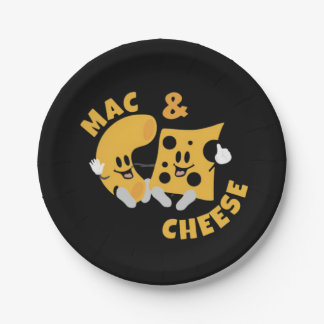 Cheese Mac & Cheese Funny Gift Idea Paper Plates