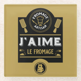 Cheese Maker Glass Coaster