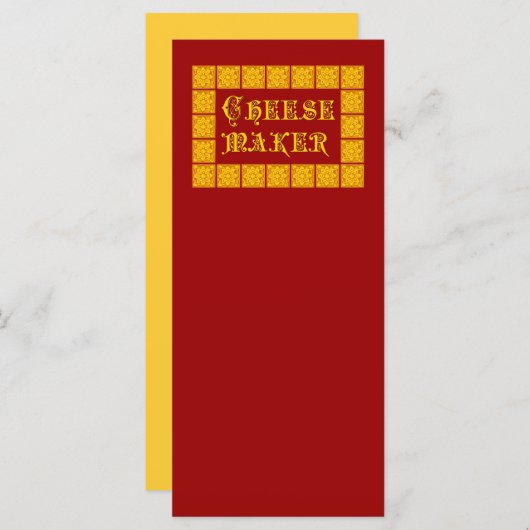 Cheese Maker Vintage Kitchen Art (Front/Back)