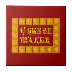 Cheese Maker Vintage Kitchen Art Tile