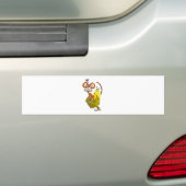 Cheese Monkey Bumper Sticker (On Car)