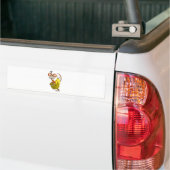 Cheese Monkey Bumper Sticker (On Truck)