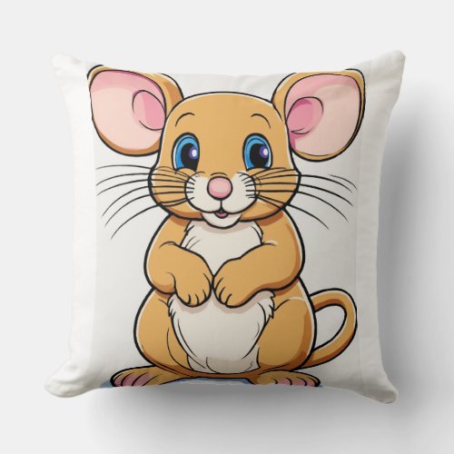 Cheese  Mouse Pillow Co Whimsical Home Decor fo