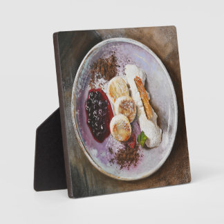 Cheese Pancakes with Berries – Gourmet Food Plaque