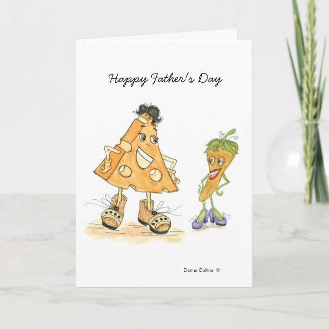 Cheese & Pepper Father's Day Card (Front)