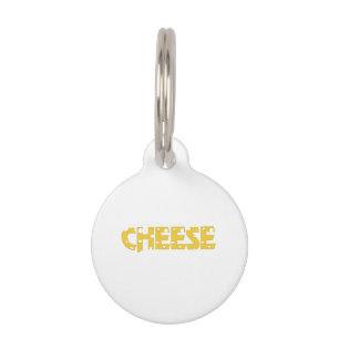 Cheese Pet ID Tag