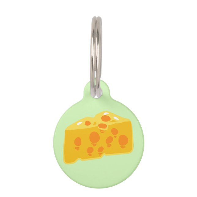 cheese pet ID tag (Front)