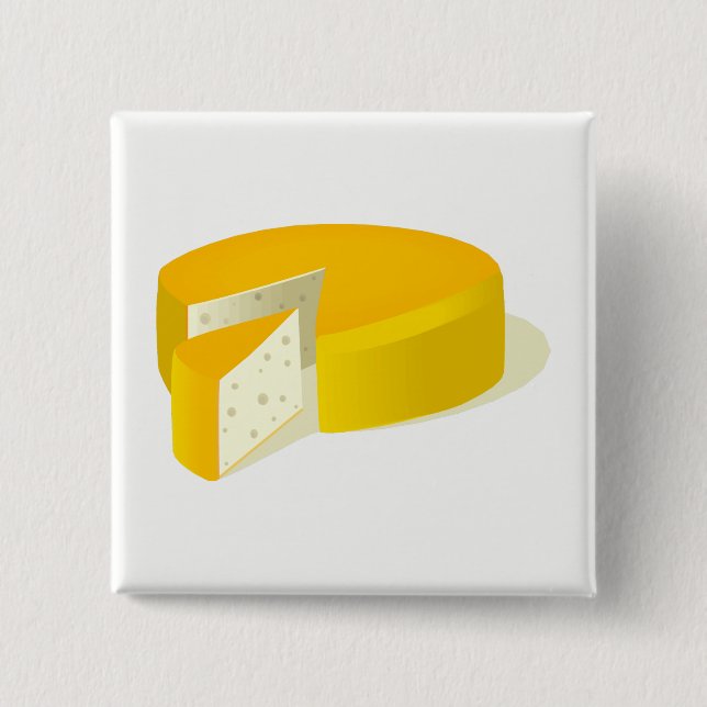 Cheese Pinback Button (Front)