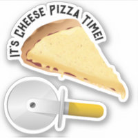 Cheese Pizza and Pizza Cutter