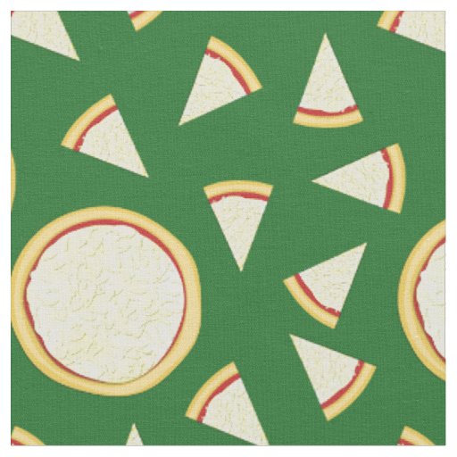 Cheese Pizza Cute Food Kids Fabric