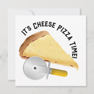 Cheese Pizza Day Invitation