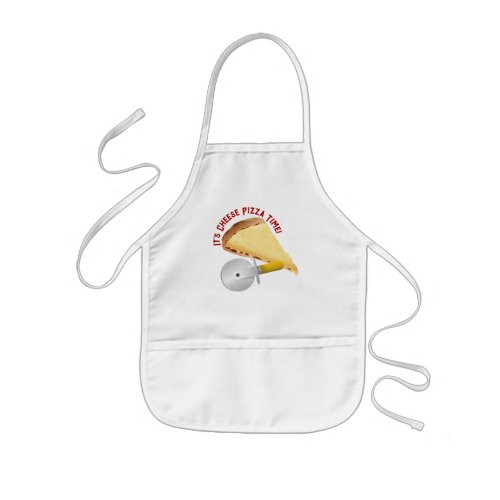 Cheese Pizza Day Kids Apron