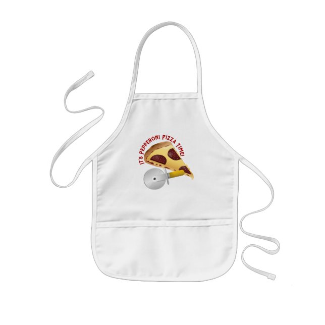 Cheese Pizza Day Kids' Apron (Front)