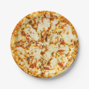 Cheese Pizza   Pizza Party Birthday  Paper Plates