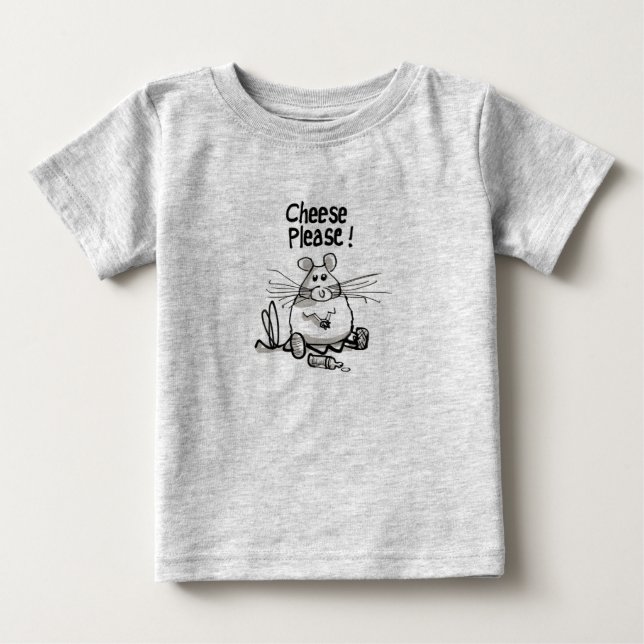 Cheese Please ! Baby T-Shirt (Front)