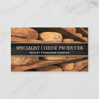 Cheese Producer / Maker Photo Business Card