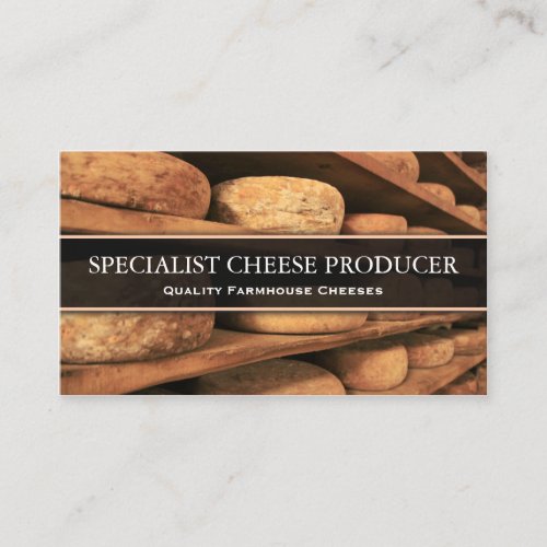 Cheese Producer  Maker Photo Business Card